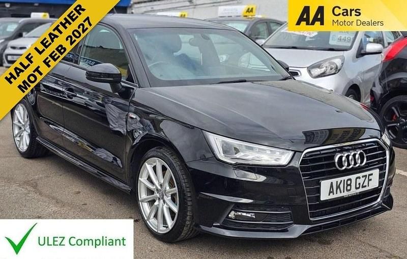 Begagnad Audi A1 S-Line 2018 Svart Halvkombi