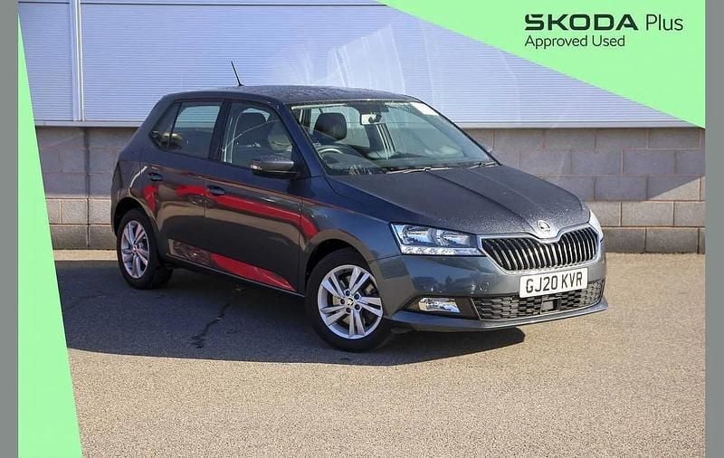 Quartz grey metallic Used 2020 Skoda Fabia SE Hatchback | £11,495 (Fair price) - Image 1/4