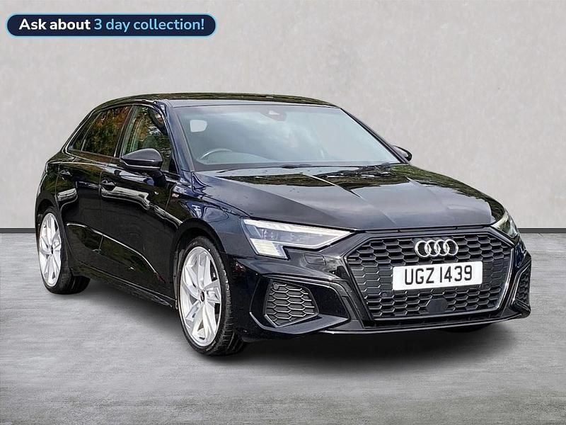 Black Used 2021 Audi A3 Performance Hatchback | £18,926 (Fair price) - Image 1/4
