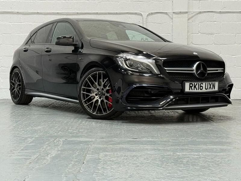 Black Used 2016 Mercedes A45 AMG AMG Hatchback | £16,900 (Good price) - Image 1/4