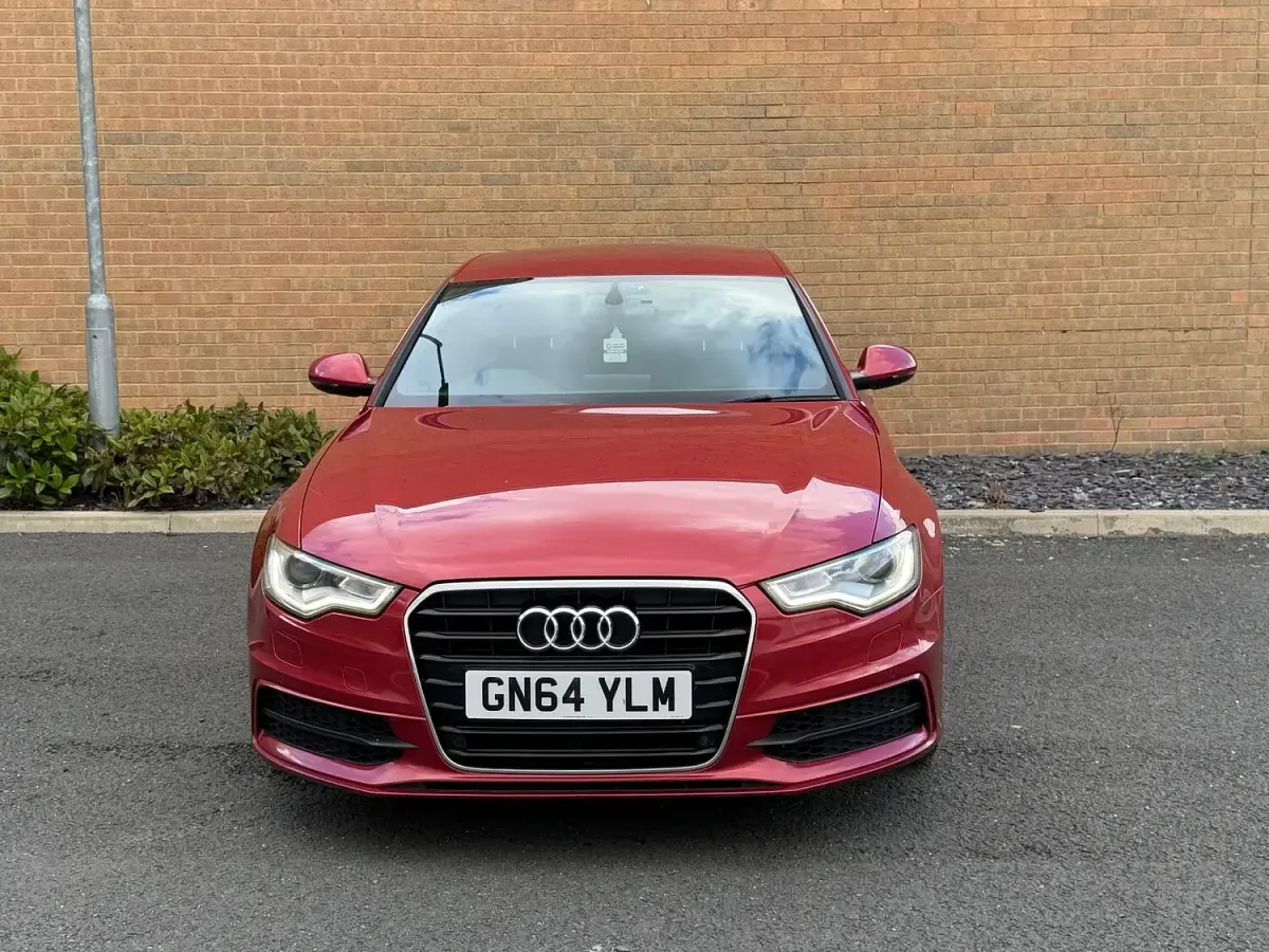 Used Audi A6 S-Line 190 HP (139 kW) 2014 Red Sedan