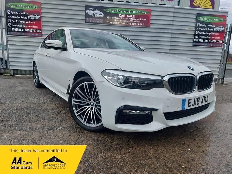 White Used 2018 BMW 530e M Sport Sedan | £15,990 (Super price) - Image 1/4
