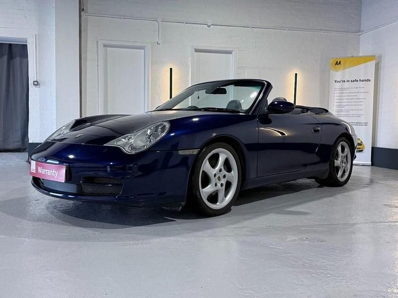 Used Porsche 911 320 HP (235 kW) 2002 Blue Cabriolet