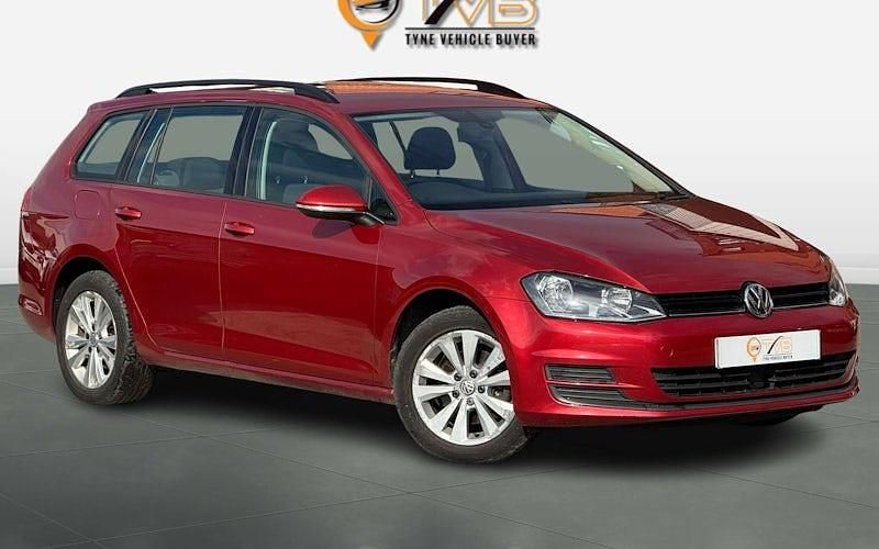 Red Used 2014 VW Golf VII SE Estate | £6,995 (Fair price) - Image 1/3