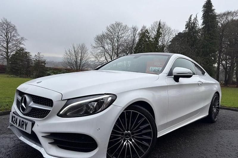 White Used 2017 Mercedes C220 AMG Line Premium Coupe | £14,995 (Fair price) - Image 1/1