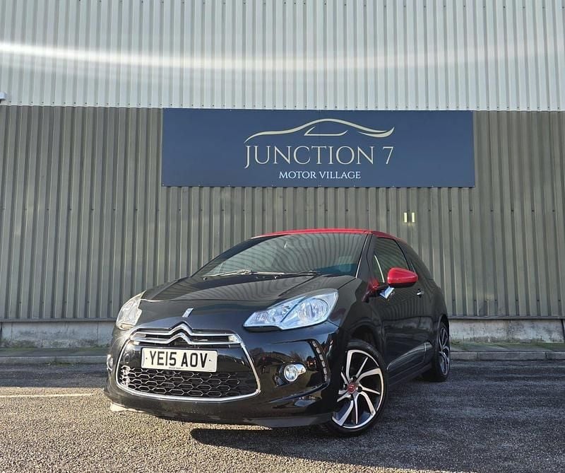 Black Used 2015 Citroën DS3 PureTech Hatchback | £4,495 (Fair price) - Image 1/4