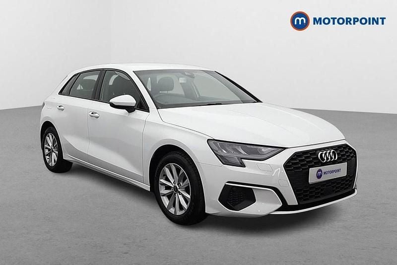 White Used 2022 Audi A3 Hatchback | £19,049 (Good price) - Image 1/4