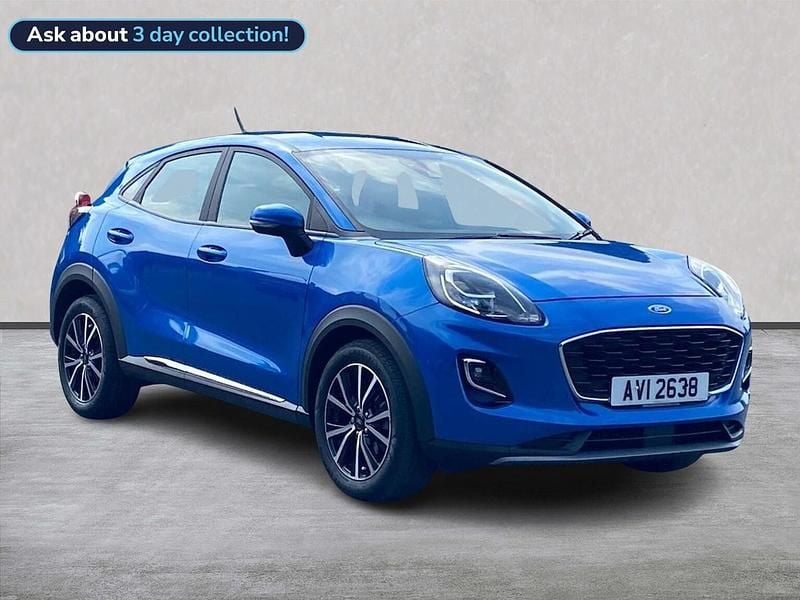 Blue Used 2024 Ford Puma Gen-E Titanium Hatchback | £15,899 (Good price) - Image 1/4