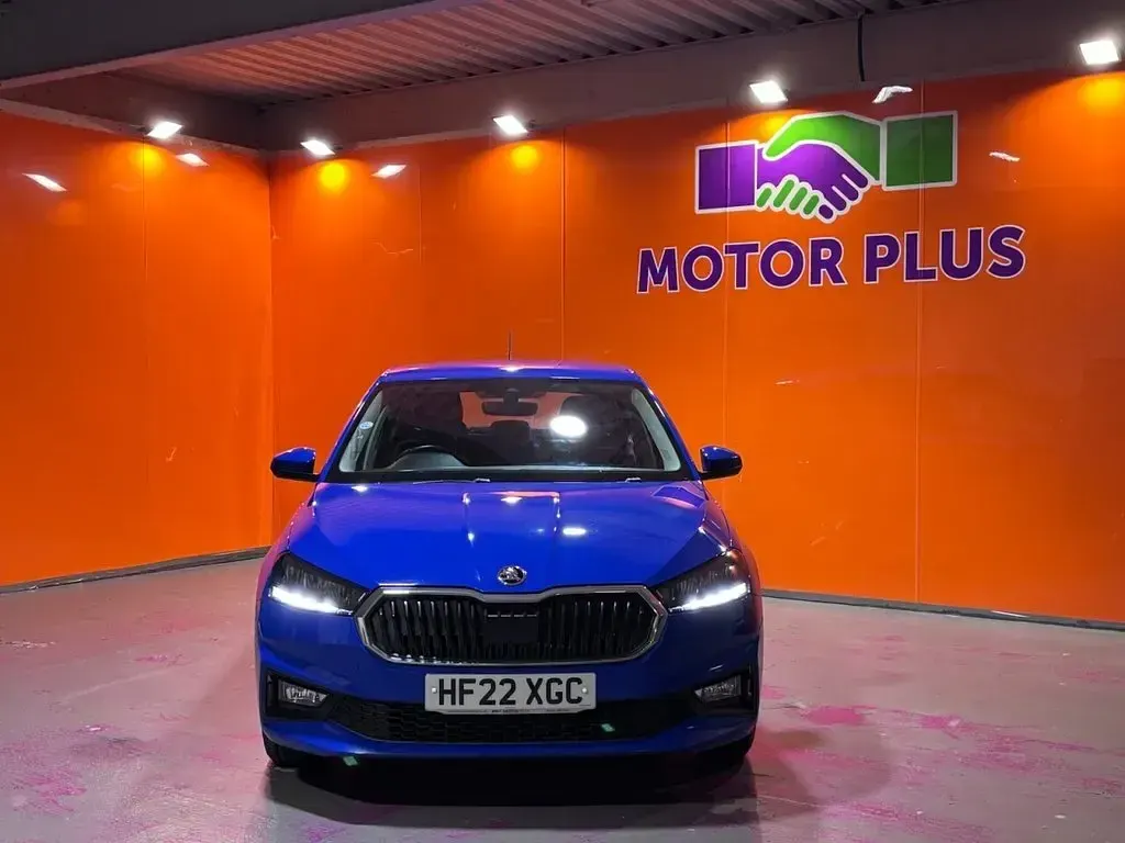 Used Skoda Fabia Comfort 95 HP (69 kW) 2022 Blue Hatchback