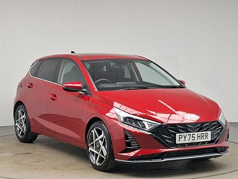 New Hyundai i20 Ultimate 100 HP (73 kW) 2025 Pearl  dragon red Hatchback