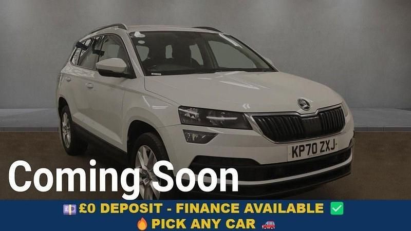 White Used 2021 Skoda Karoq SE Technology SUV | £11,549 (Fair price) - Image 1/4