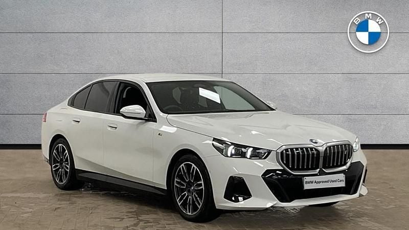 White Used 2024 BMW i5 M Sport Sedan | £40,995 (Good price) - Image 1/4