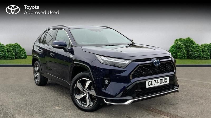 Obsidian blue Used 2024 Toyota RAV4 Hybrid Design SUV | £34,455 (Fair price) - Image 1/4