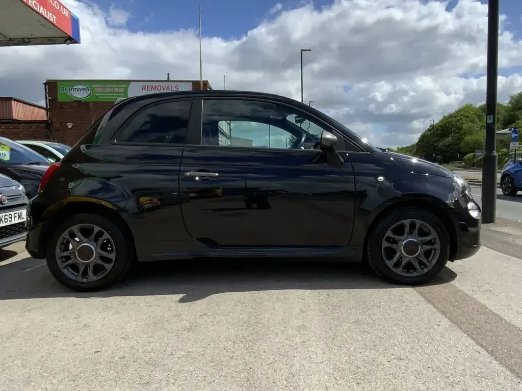 Used Fiat 500 S 2016 Black Cabriolet