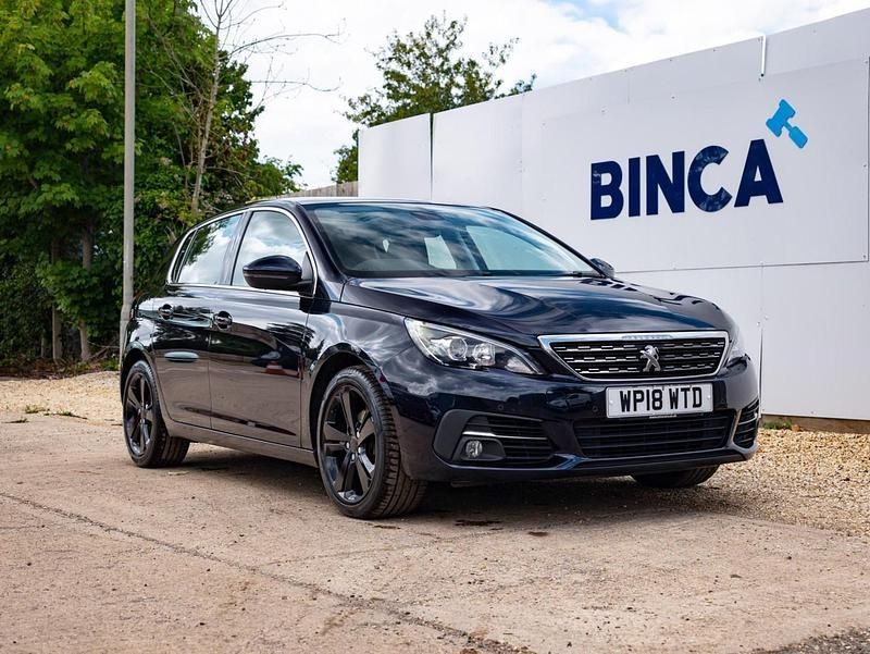 Blue Used 2018 Peugeot 308 Allure Hatchback | £6,230 (Fair price) - Image 1/4