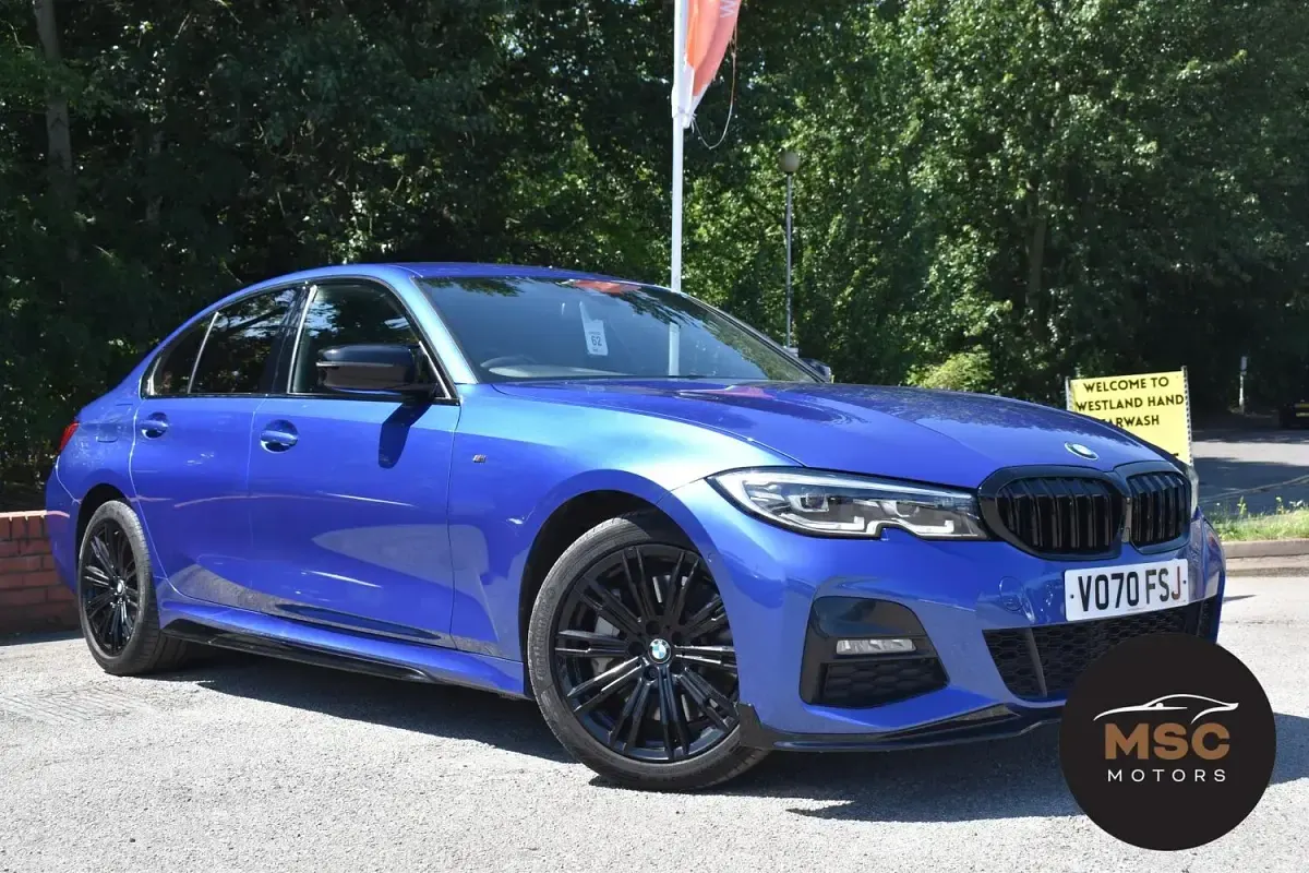 Used BMW 330e M Sport 2020 Blue Sedan
