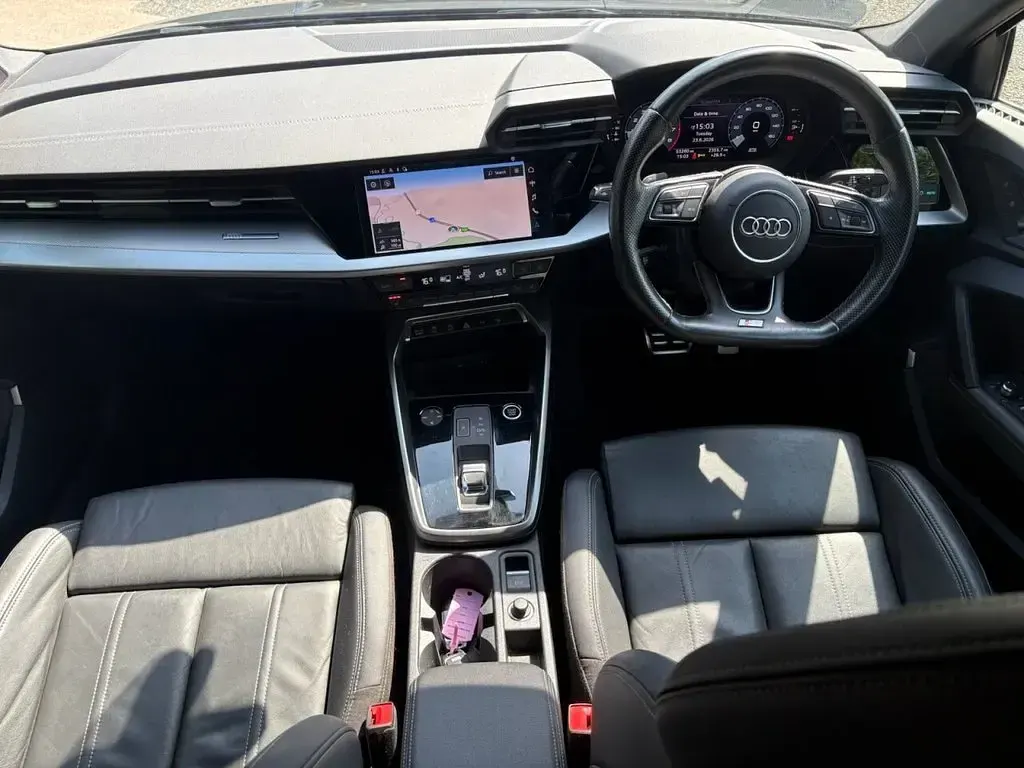 Used Audi A3 Sportback S-Line 150 HP (110 kW) 2021 Black Hatchback