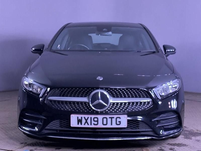 Used Mercedes A190 AMG line 2019 Black Hatchback