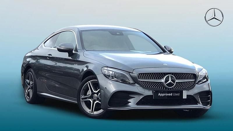Selenite grey metallic Used 2020 Mercedes C200 AMG Line Premium Coupe | £22,995 (A bit pricey) - Image 1/4