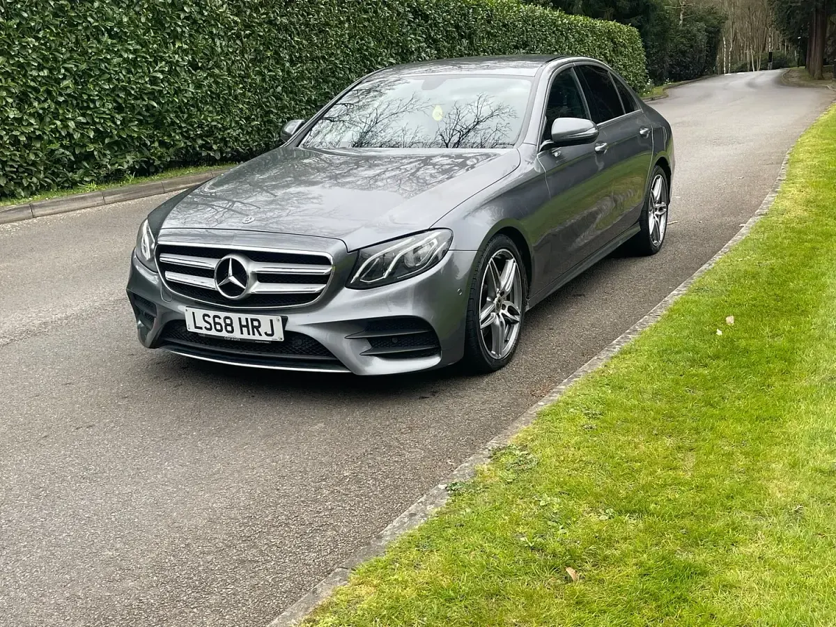 Used Mercedes E220 AMG line 2018 Grey Sedan