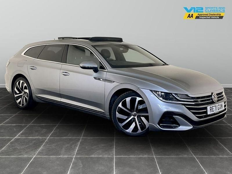 Silver Used 2021 VW Arteon R-line Estate | £14,795 (Fair price) - Image 1/2