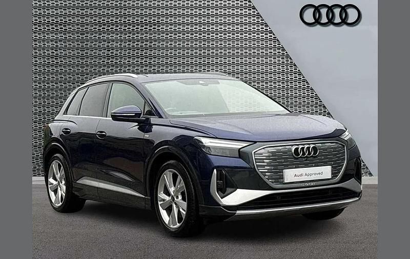 Used Audi Q4 e-tron S-Line 150 kW (204 HP) 2022 Blue SUV