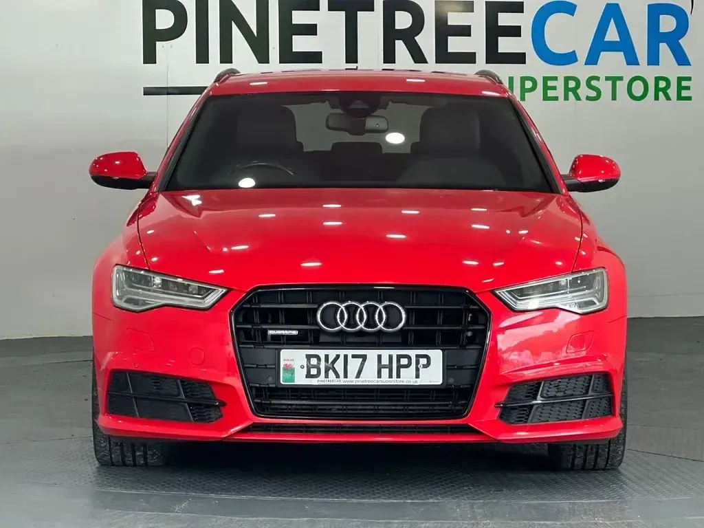 Used Audi A6 Black Edition 272 HP (200 kW) 2017 Red Estate