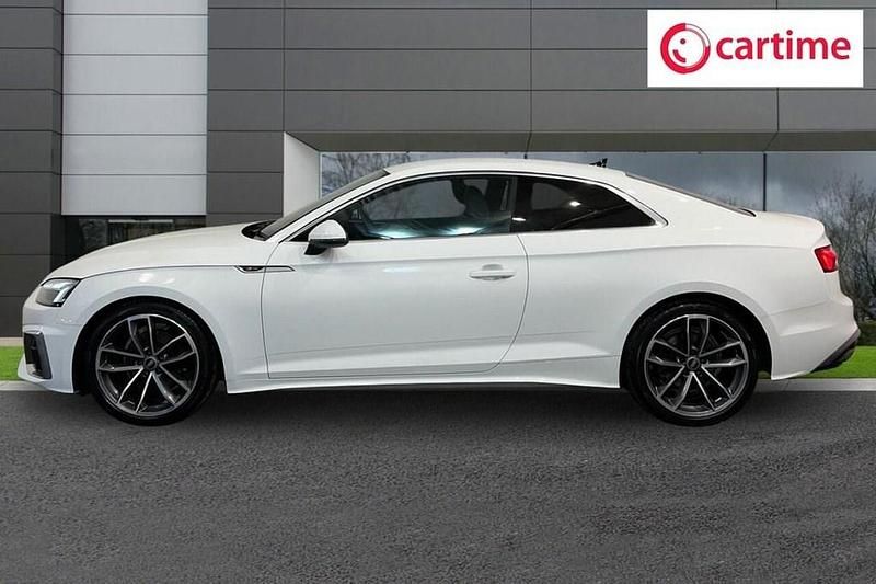 Used Audi A5 S-Line 150 HP (110 kW) 2021 White Coupe