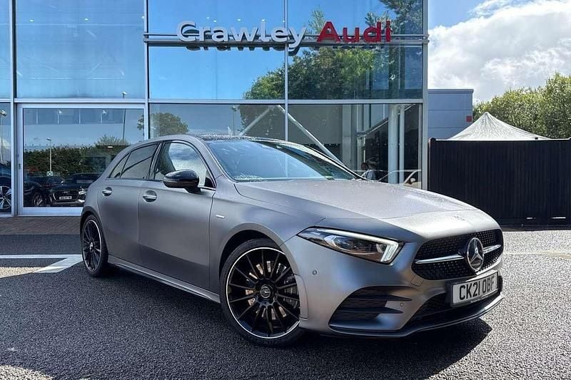 Grey Used 2021 Mercedes A250 Exclusive Hatchback | £23,490 (Expensive) - Image 1/4