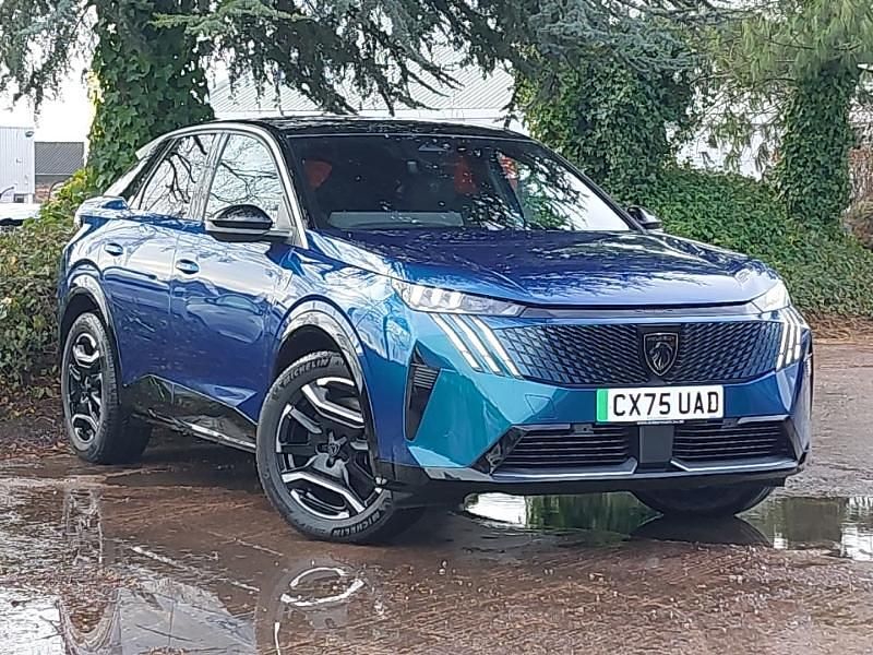 Blue New 2025 Peugeot e-3008 GTi SUV | £29,998 (Super price) - Image 1/4