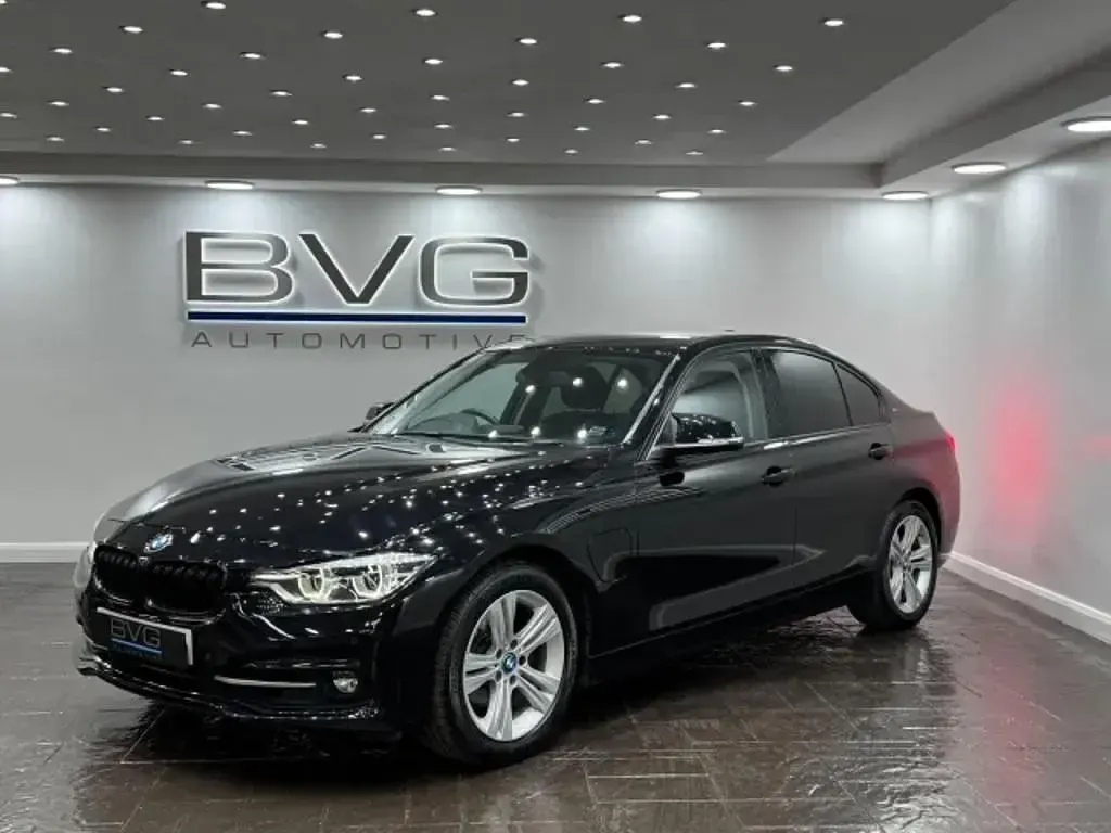 Used BMW 330e Sport Line 252 HP (185 kW) 2018 Black Sedan