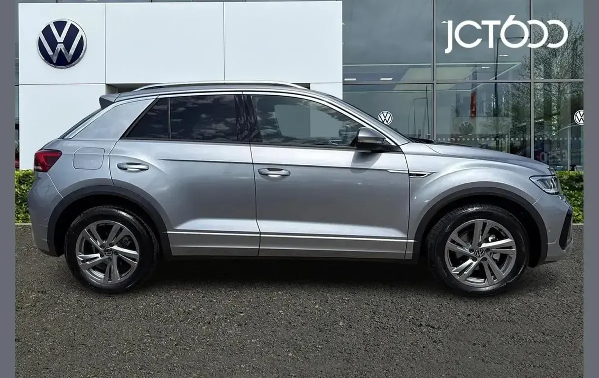 New VW T-Roc R-line 150 HP (110 kW) 2025 Silver SUV