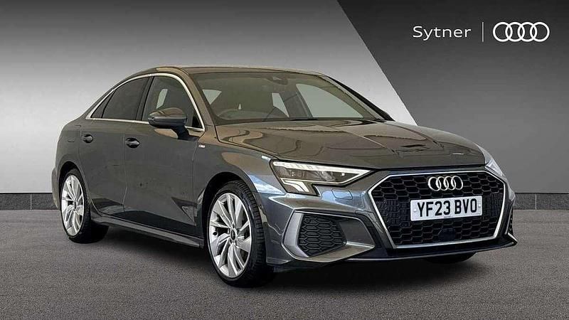 Grey Used 2023 Audi A3 S-Line Sedan | £27,000 (A bit pricey) - Image 1/4