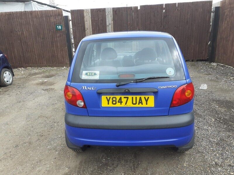 Used Chevrolet Matiz SE 50 HP (36 kW) 2001 Blue Hatchback