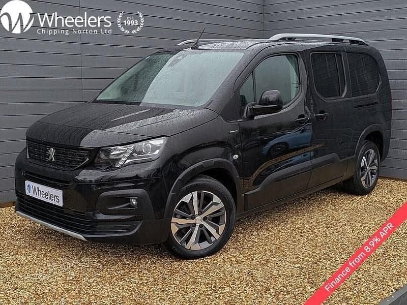 Black Used 2019 Peugeot Rifter GT-line MPV | £12,990 (Fair price) - Image 1/3