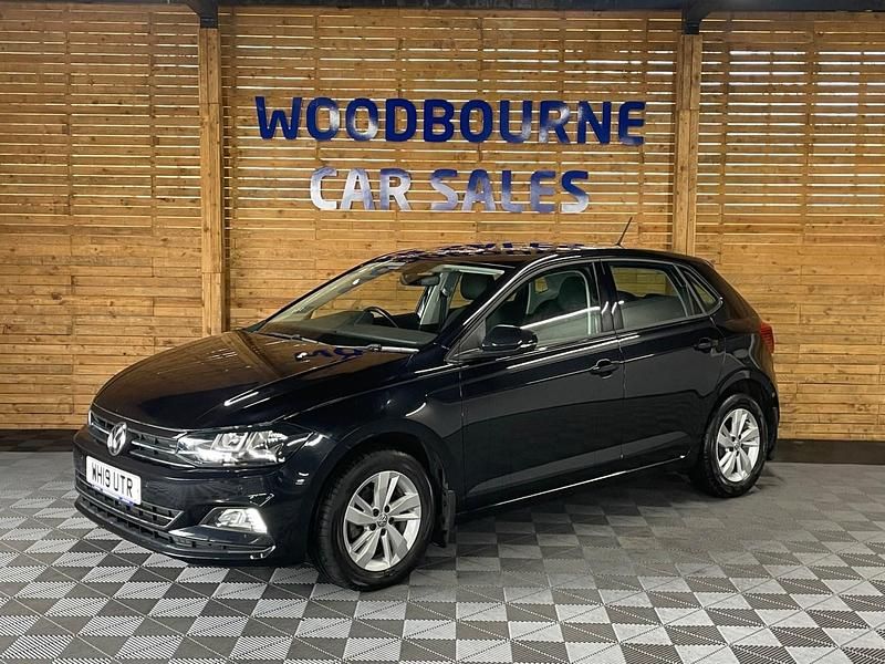 Used VW Polo SE 95 HP (69 kW) 2019 Black Hatchback