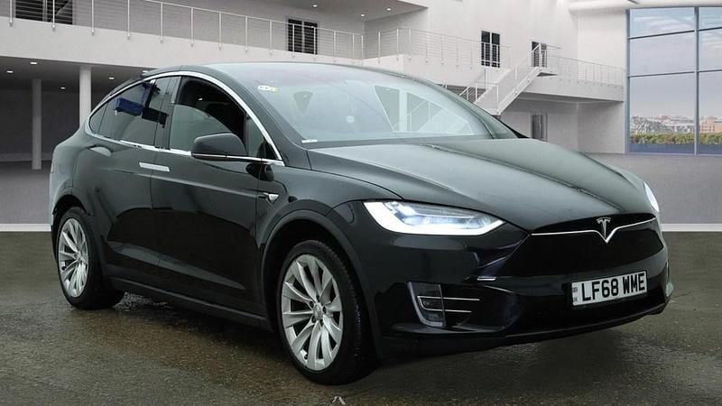 Black Used 2018 Tesla Model X SUV | £25,499 (Good price) - Image 1/2