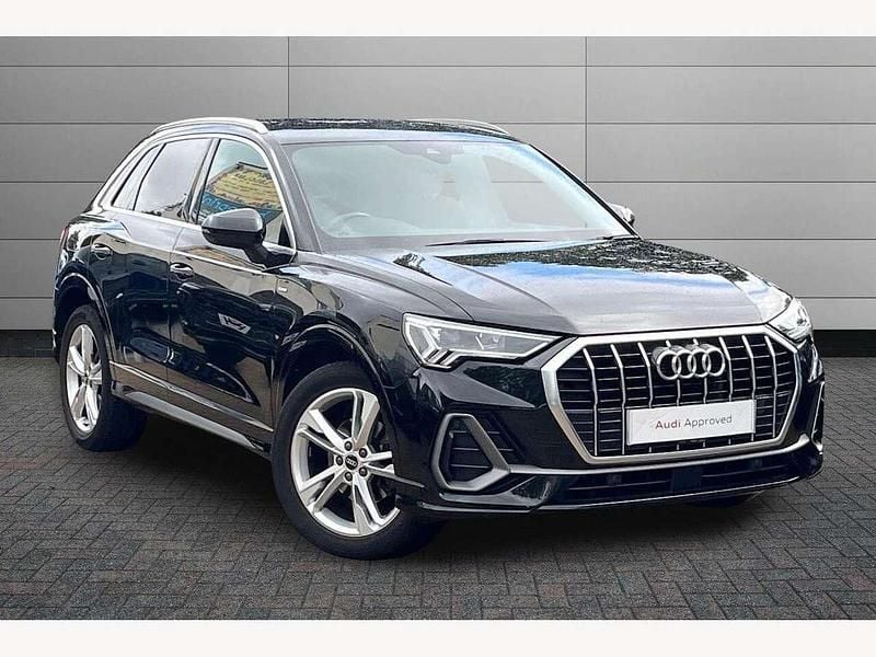 Black Used 2022 Audi Q3 S-Line SUV | £29,495 (Fair price) - Image 1/4