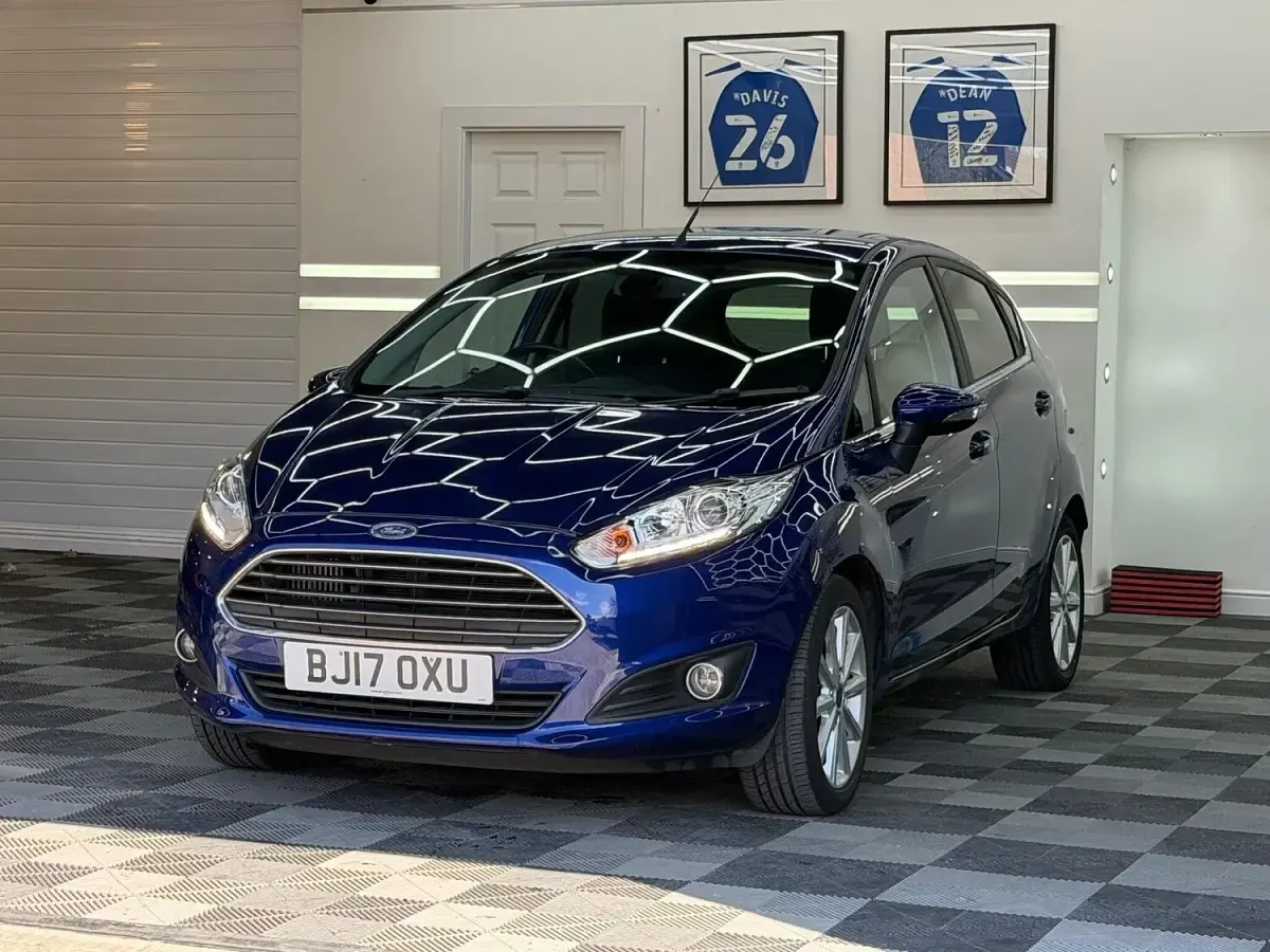 Used Ford Fiesta Titanium 2017 Blue Hatchback