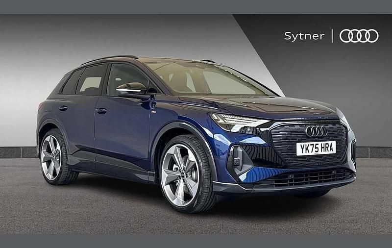 Used Audi Q4 e-tron Black Edition 210 kW (286 HP) 2025 Blue SUV