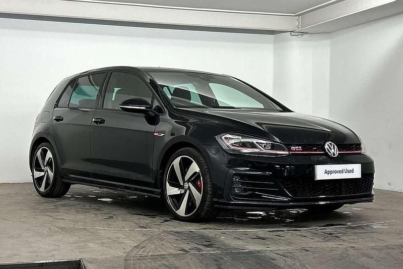 Black Used 2019 VW Golf VII GTI Hatchback | £21,995 (A bit pricey) - Image 1/4