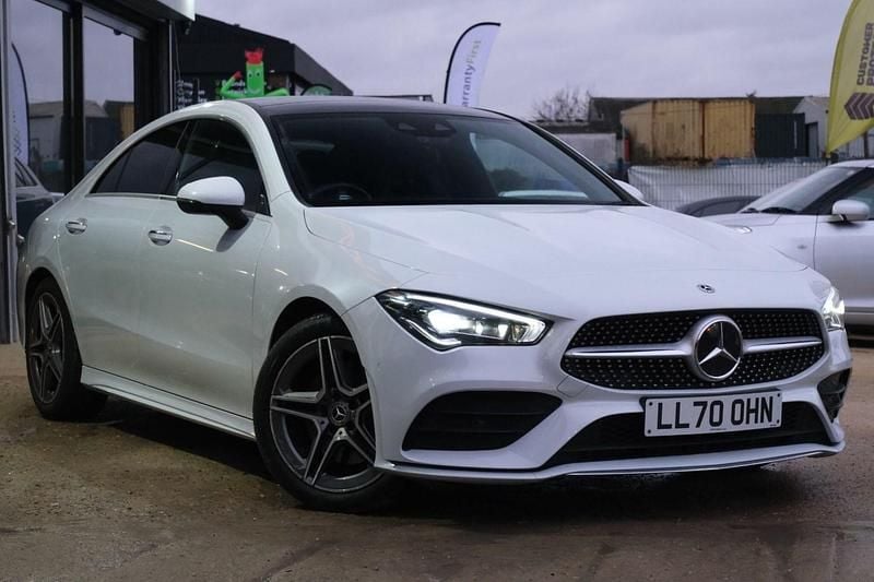 Used Mercedes CLA220 AMG Line Premium Plus 190 HP (139 kW) 2020 White Sedan