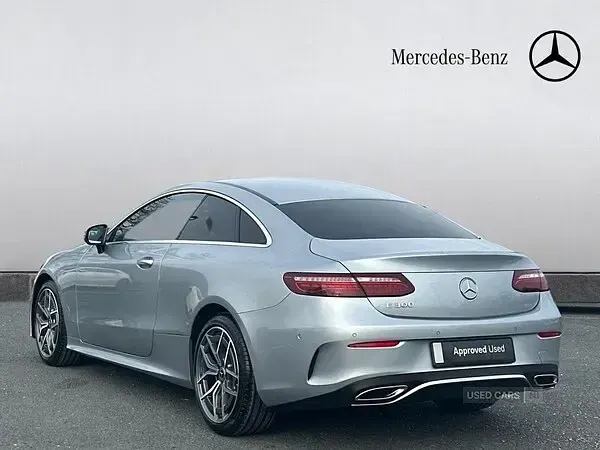 Used Mercedes E300 AMG Line Premium 258 HP (189 kW) 2022 Silver Coupe