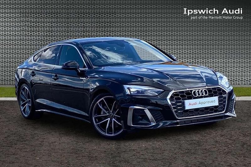 Black Used 2024 Audi A5 Sportback S-Line Hatchback | £30,875 (Fair price) - Image 1/4
