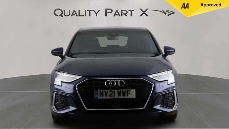 Used Audi A3 S-Line 2021 Blue Sedan