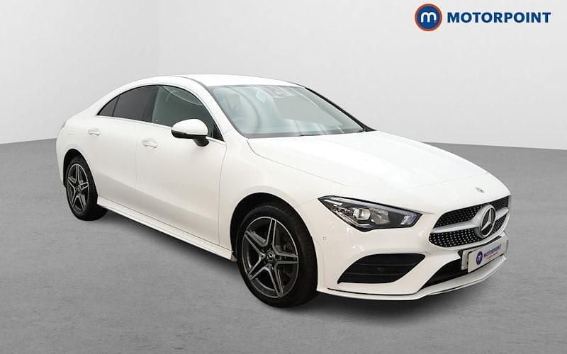 White Used 2022 Mercedes CLA250e AMG Line Premium Sedan | £24,549 (Fair price) - Image 1/4