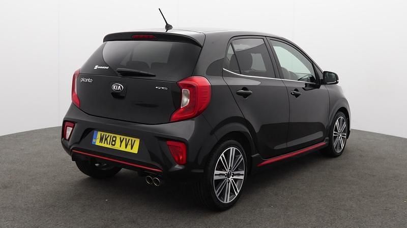 Used Kia Picanto GT-Line 66 HP (48 kW) 2018 Midnight black Hatchback