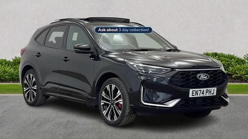 Black Used 2025 Ford Kuga ST-Line X SUV | £27,999 (Expensive) - Image 1/4