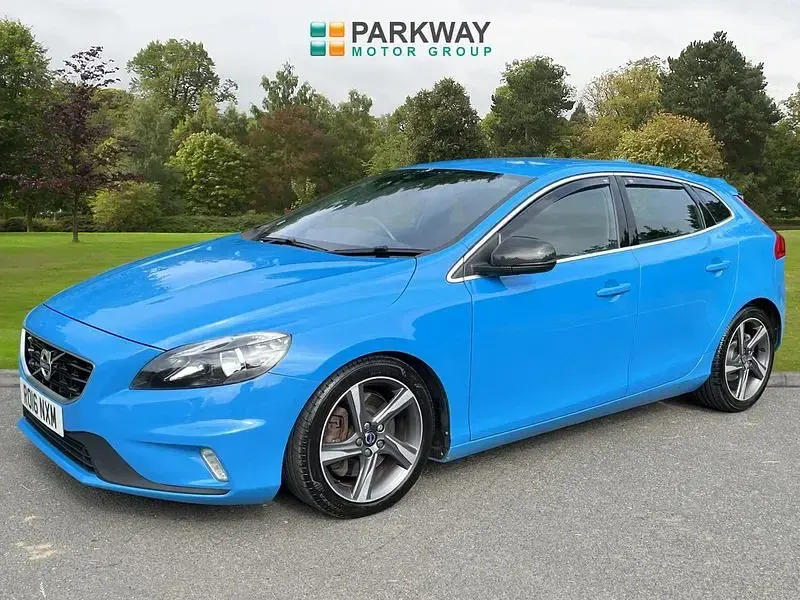 Used Volvo V40 R-Design 2016 Blue Hatchback