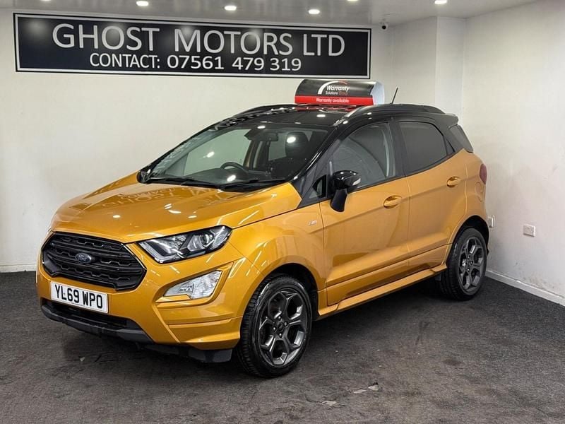 Used Ford Ecosport ST-Line 125 HP (91 kW) 2020 Yellow SUV